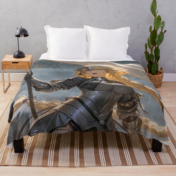 Item preview, Jeanne D Arc Banner Of Faith Fate Grand Order Anime Girl designed and sold by HumbertoValveno.