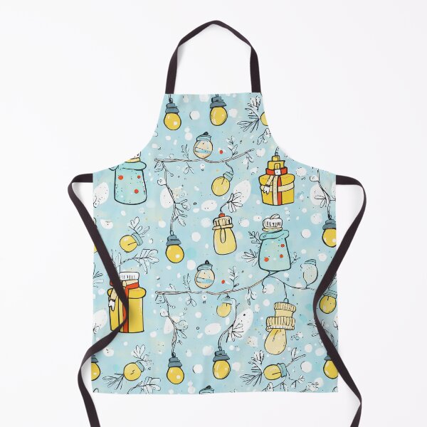 Item preview, Blue Christmas Gifts and Winter Decorations on Light Blue designed and sold by SassyArtistry.