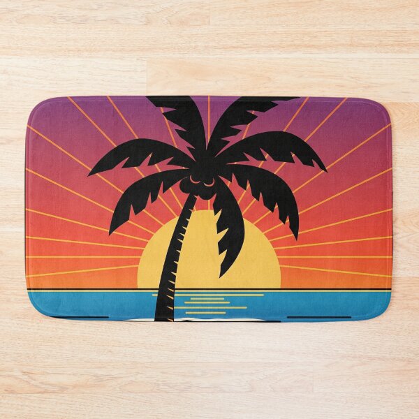 Item preview, Palm tree in the sunset designed and sold by LP-ART by Lutz Peter.