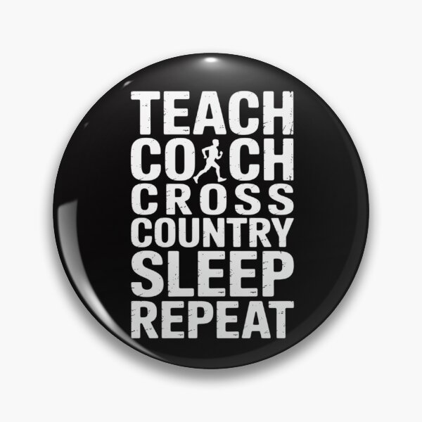 Item preview, Teach Coach Cross Country Sleep Repeat Gifts XC Running Men designed and sold by MuteElevent.
