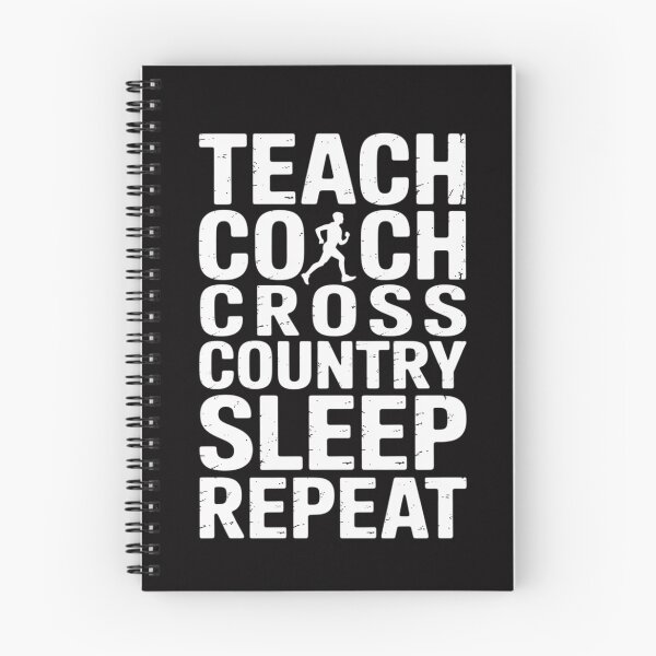 Item preview, Teach Coach Cross Country Sleep Repeat Gifts XC Running Men designed and sold by MuteElevent.