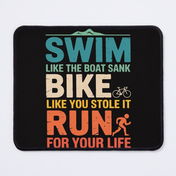 Item preview, Swim Bike Run Triathlon designed and sold by MuteElevent.