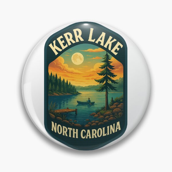 Item preview, Kerr Lake Moonlit Canoe in the North Carolina Piedmont designed and sold by Aryabek.