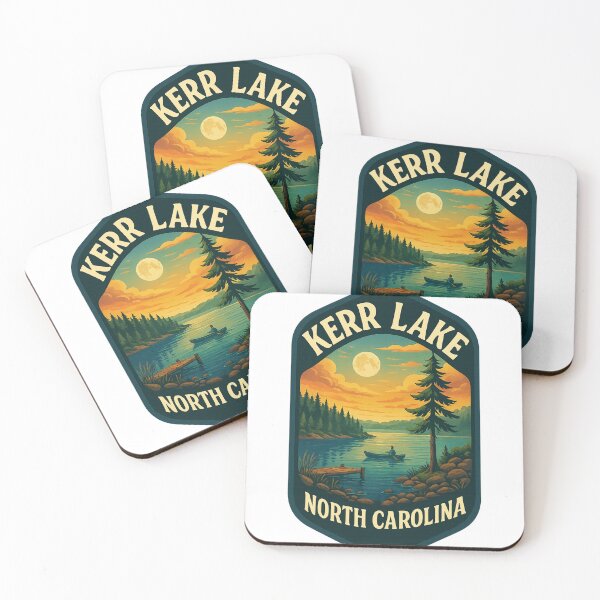 Item preview, Kerr Lake Moonlit Canoe in the North Carolina Piedmont designed and sold by Aryabek.