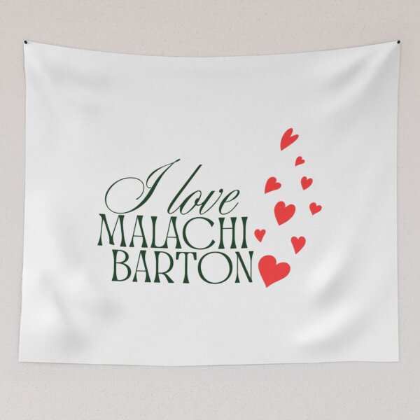 Item preview, Malachi Barton Aesthetic Heart Typography Design designed and sold by heisergarziao.