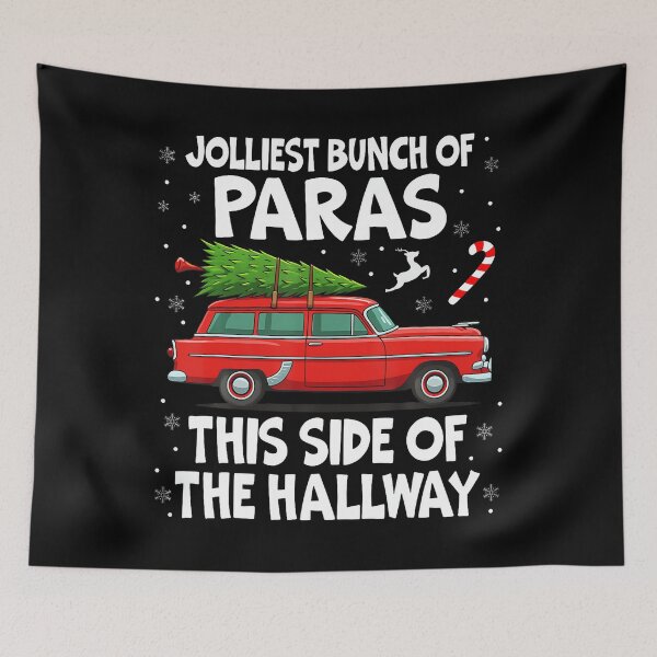 Item preview, Jolliest Bunch Of Paras This Side Of The Hallway Christmas designed and sold by PipoPayment.