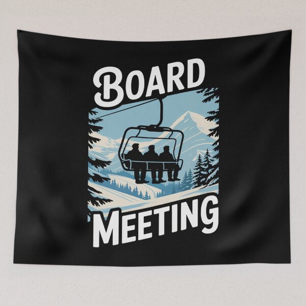 Item preview, Snowboard Board Meeting Ski Lift Skier Winter Sports designed and sold by gourpmerzihd.