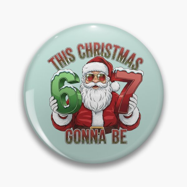 Item preview, 67 Christmas Meme | Funny Santa Sunglasses 67   designed and sold by MJTheSailor.