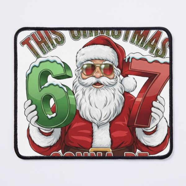 Item preview, 67 Christmas Meme | Funny Santa Sunglasses 67 designed and sold by MJTheSailor.