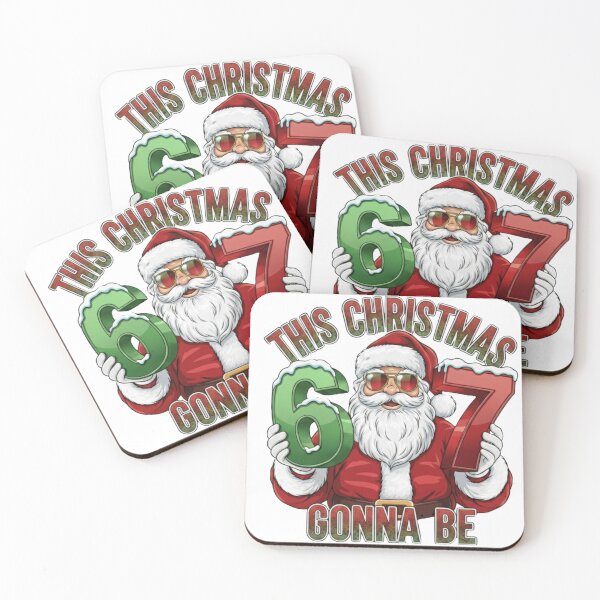 Item preview, 67 Christmas Meme | Funny Santa Sunglasses 67   designed and sold by MJTheSailor.