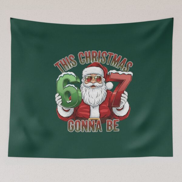 Item preview, 67 Christmas Meme | Funny Santa Sunglasses 67   designed and sold by MJTheSailor.
