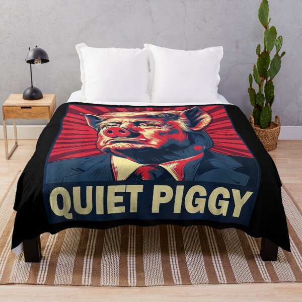 Item preview, Quiet Piggy Funny Quiet Piggy Retro Vintage designed and sold by PipoPayment.
