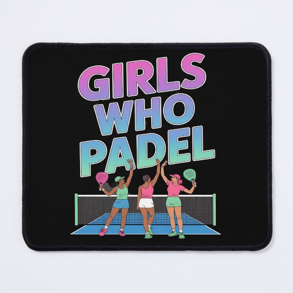 Item preview, Padel Queen - Girls Who Padel - Padel Like a Girl - Smash Sisterhood - Padel Squad Goals - Fierce on the Court - Padel is My Therapy - Born to Padel - Slay and Smash - Rackets & Ponytails designed and sold by JansenGS.
