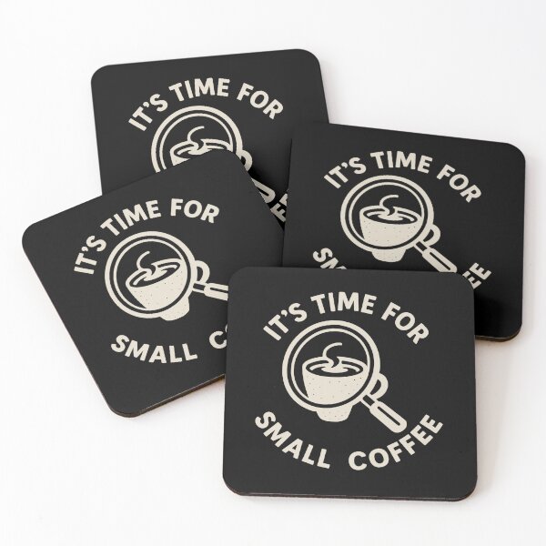 Item preview, It’s Time for Small Coffee Minimalist Mug Design designed and sold by EM&Maker.