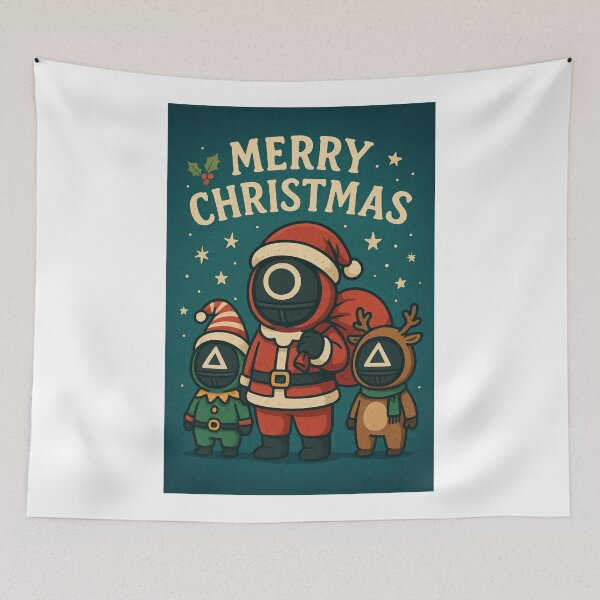 Item preview, Festive Holiday Trio with Santa, Elf, and Reindeer Costumes designed and sold by Aryabek.