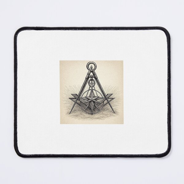 Item preview, Radiant Compass & Star – Antique Engraving designed and sold by levpint.