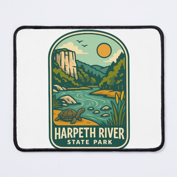 Item preview, Harpeth River State Park – Tennessee River Wildlife Scene designed and sold by Aryabek.