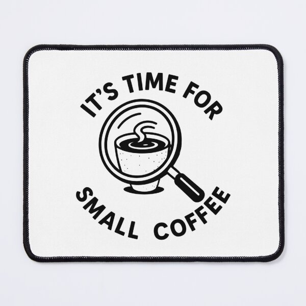Item preview, It’s Time for Small Coffee Minimalist Mug Design designed and sold by EM&Maker.
