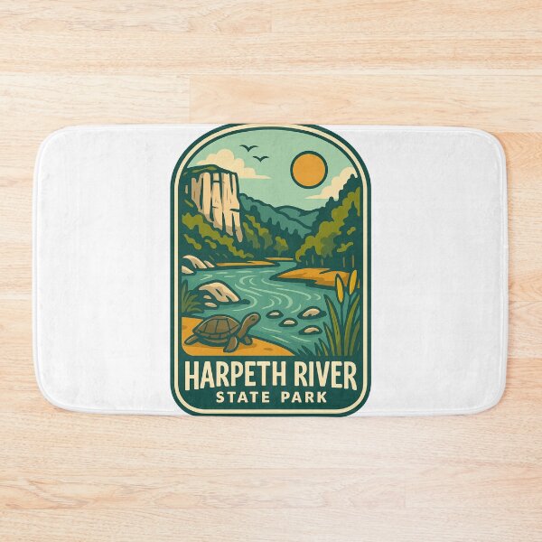 Item preview, Harpeth River State Park – Tennessee River Wildlife Scene designed and sold by Aryabek.
