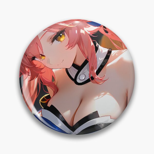 Item preview, Caster Graceful Night Tamamo No Mae Blue Ribbon Fox Charm designed and sold by HumbertoValveno.