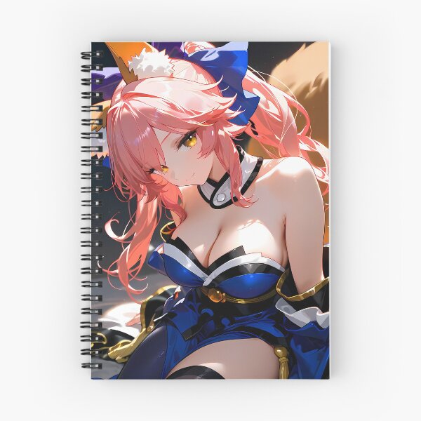 Item preview, Caster Graceful Night Tamamo No Mae Blue Ribbon Fox Charm designed and sold by HumbertoValveno.