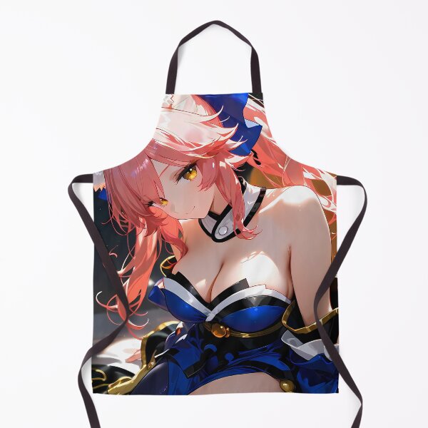 Item preview, Caster Graceful Night Tamamo No Mae Blue Ribbon Fox Charm designed and sold by HumbertoValveno.