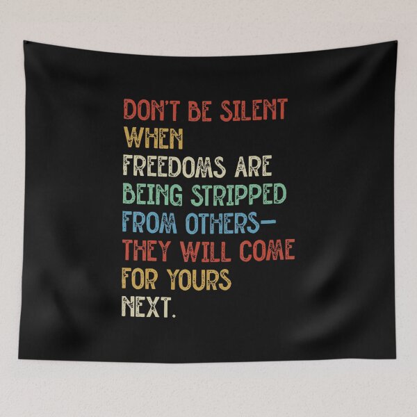 Item preview, Don'T Be Silent When Freedoms Are Stripped designed and sold by SarahLeanne1.
