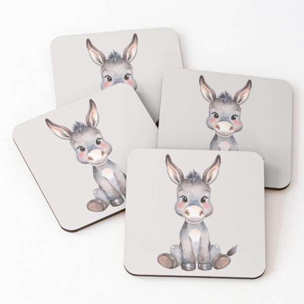Item preview, Cute Little Baby Donkey designed and sold by BellaNora.