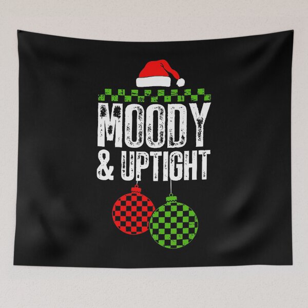 Item preview, Retro Merry And Bright Moody And Uptight Couples Christmas designed and sold by PipoPayment.