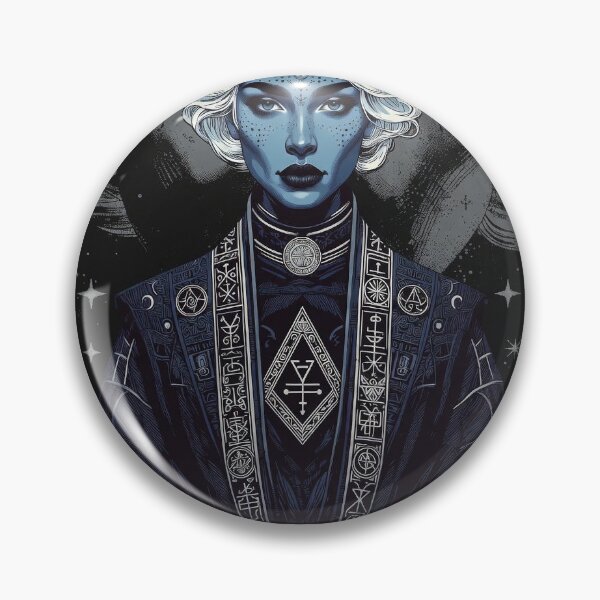 Item preview, Celestial Priestess – Esoteric Portrait designed and sold by levpint.