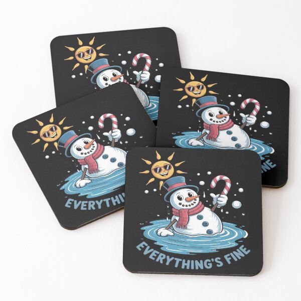 Item preview, Melting Snowman Christmas in July Summer designed and sold by DetroitMug.