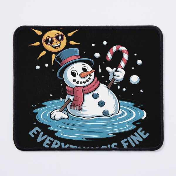 Item preview, Melting Snowman Christmas in July Summer designed and sold by DetroitMug.