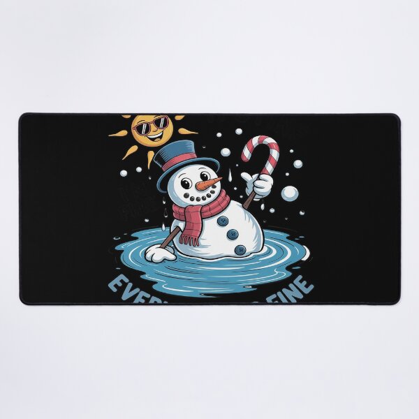 Item preview, Melting Snowman Christmas in July Summer designed and sold by DetroitMug.