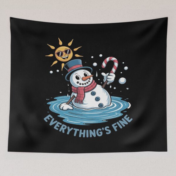 Item preview, Melting Snowman Christmas in July Summer designed and sold by DetroitMug.