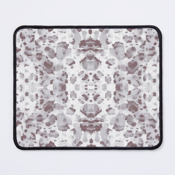 Item preview, White Silver Leopard Print Pattern designed and sold by SassyArtistry.
