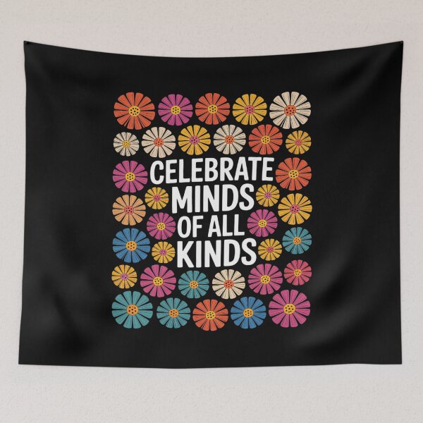 Item preview, Autism Awareness Celebrate Minds Of All Kinds Wildflower  designed and sold by RsFilsingerArt.