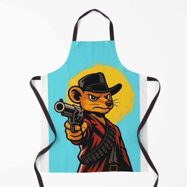 Item preview, Cowboy Mouse Gunslinger – Bold Cartoon Outlaw designed and sold by the-dovlat.