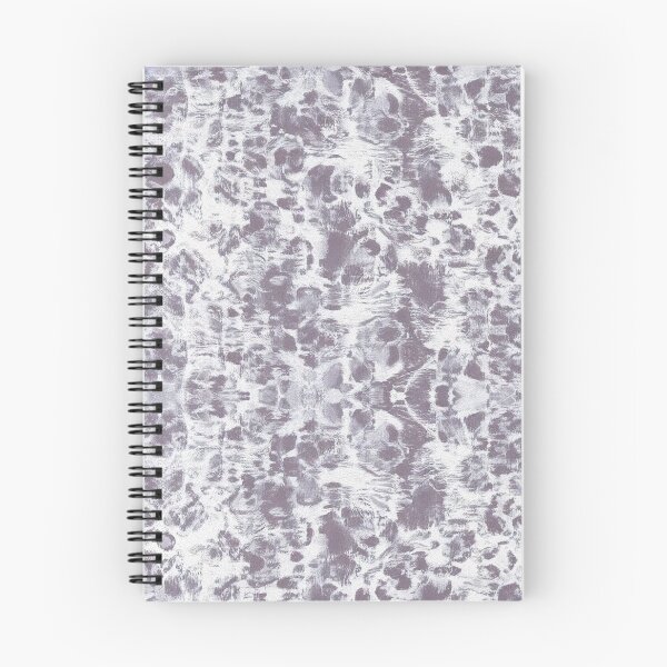 Item preview, White and Silver Leopard Print Pattern with Soft Abstract Animal Spots, Seamless Winter Neutral Texture designed and sold by SassyArtistry.