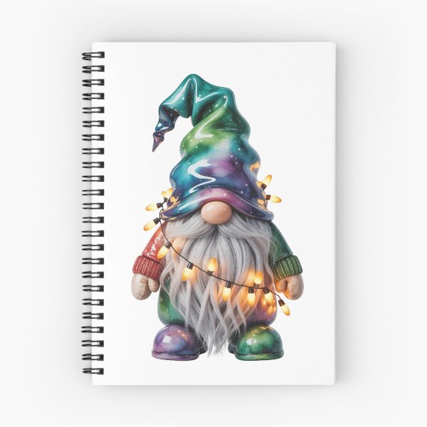 Item preview, Christmas Gnome T-Shirt  Festive Galaxy Hat & Lights Design for Holiday Cheer designed and sold by ZyxDes.