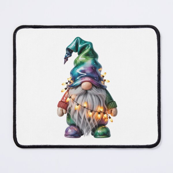 Item preview, Christmas Gnome T-Shirt  Festive Galaxy Hat & Lights Design for Holiday Cheer designed and sold by ZyxDes.