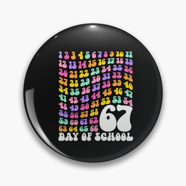 Item preview, 67th Day of School Teacher Kids 67 Math Numbers 100th Days designed and sold by TalalosART.