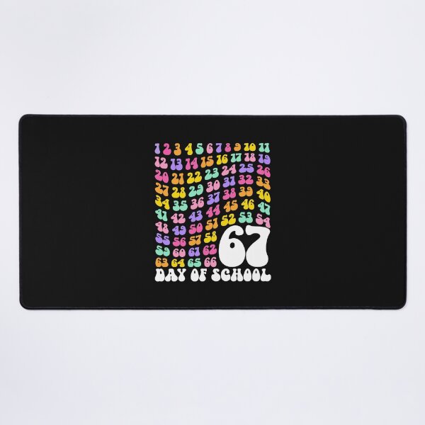 Item preview, 67th Day of School Teacher Kids 67 Math Numbers 100th Days designed and sold by TalalosART.