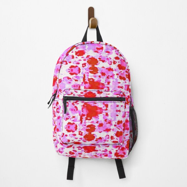 Item preview, Bright Pink and Red Leopard Pattern on White Background designed and sold by SassyArtistry.