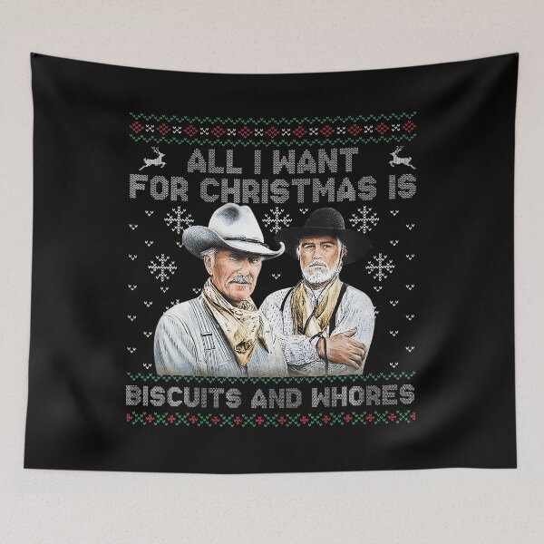 Item preview, Western Cowboys Biscuits And Whores Christmas Quote designed and sold by PipoPayment.