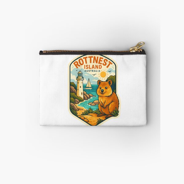 Item preview, Rottnest Island Lighthouse and Quokka – Western Australia Coastal designed and sold by Aryabek.