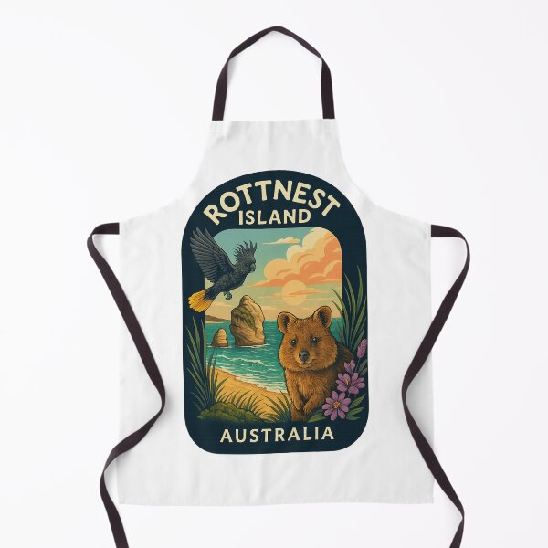 Item preview, Rottnest Island Wildlife – Quokka and Cockatoo Sunset Scene designed and sold by Aryabek.