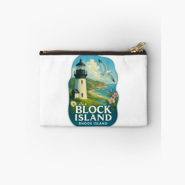 Item preview, Block Island Lighthouse View – Rhode Island Coastal Scene designed and sold by Aryabek.