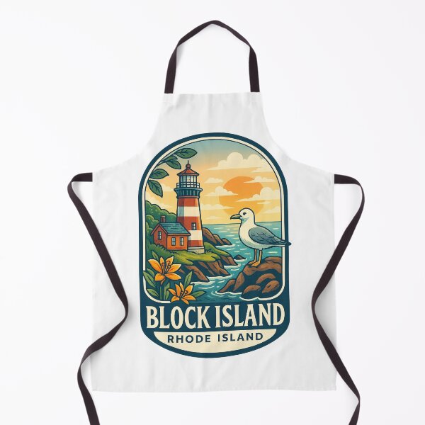 Item preview, Block Island Sunset Lighthouse – Rhode Island Seaside Wildlife designed and sold by Aryabek.