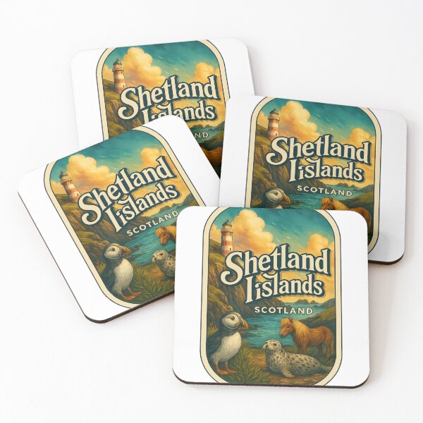 Item preview, Shetland Islands Scotland – Coastal Wildlife and Lighthouse designed and sold by Aryabek.