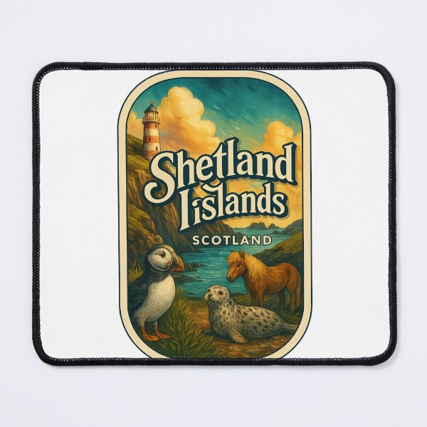 Item preview, Shetland Islands Scotland – Coastal Wildlife and Lighthouse designed and sold by Aryabek.